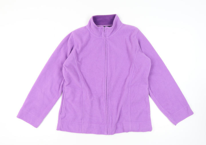 Isle Women's Purple Fleece Jacket, M