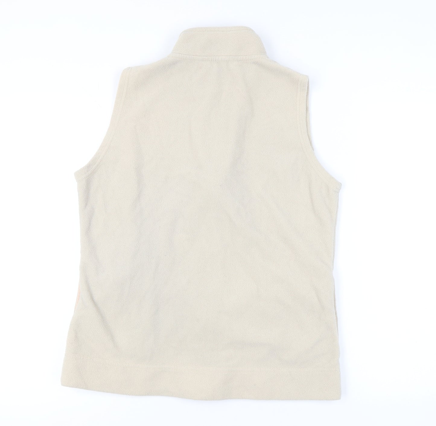 EWM Women's Beige Polyester Fleece Waistcoat M