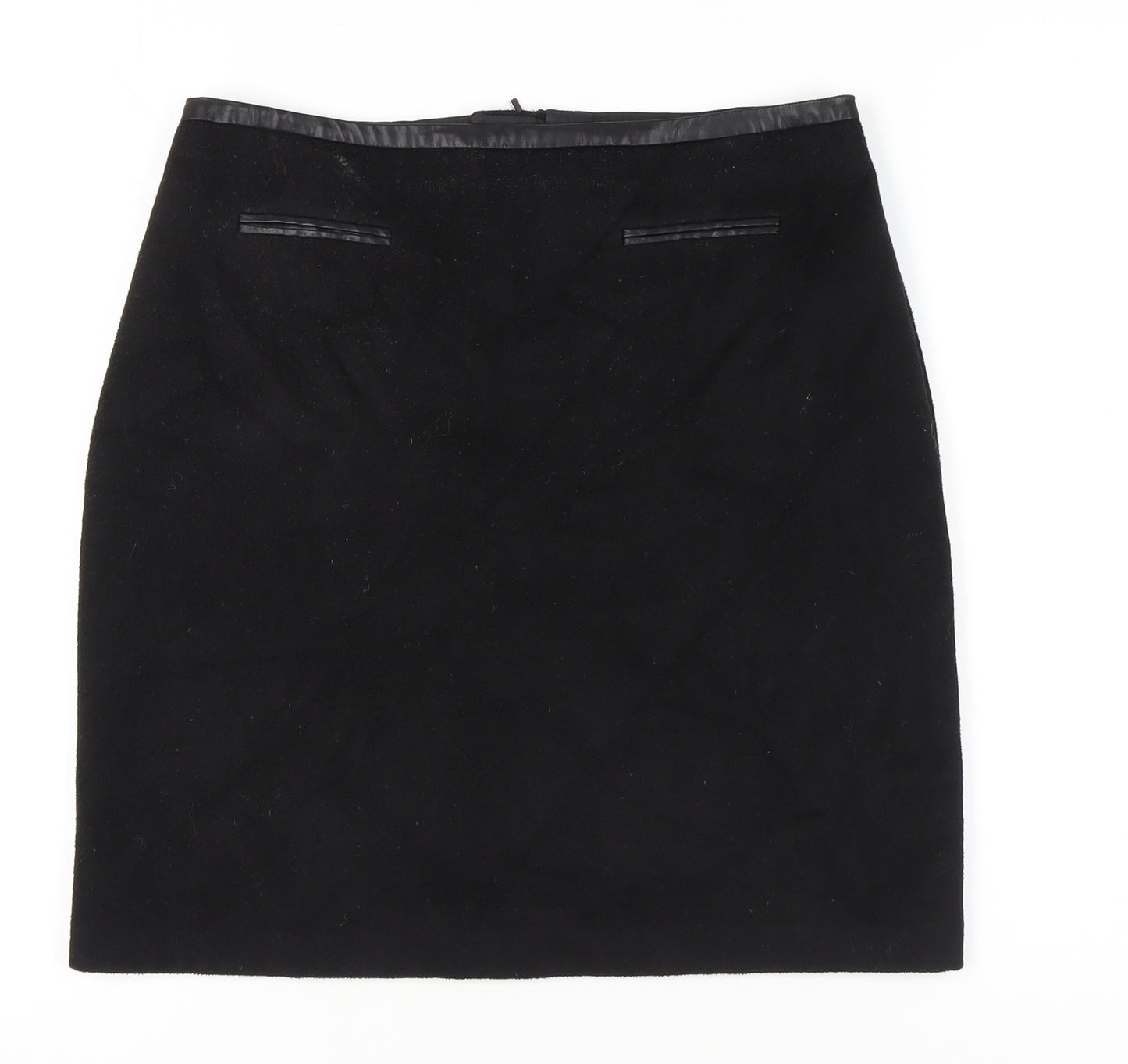 Marks and Spencer Women's Black Pencil Skirt, Size 12