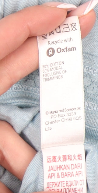 Marks and Spencer Women's Blue Tunic, Size 12 V-Neck Style