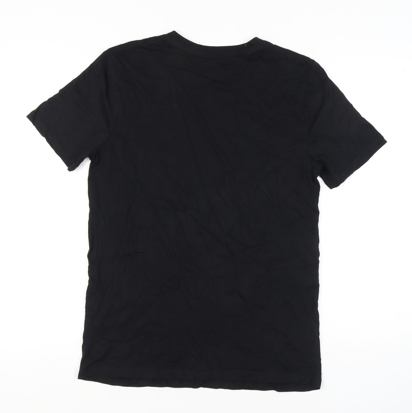 Teemill Black Biker Graphic Men's T-Shirt M