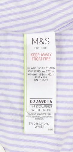 Marks and Spencer Women’s White Rain Coat, Size 12