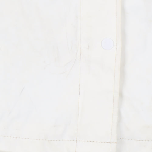 Marks and Spencer Women’s White Rain Coat, Size 12