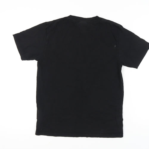 Marcelo Burlon Men’s Black XS Animal Print T-Shirt