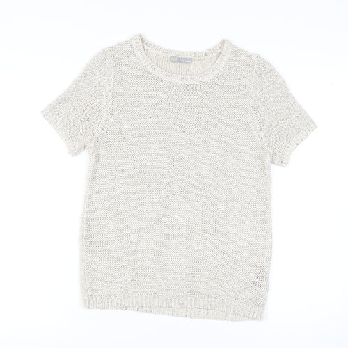 Marks and Spencer Women's Beige Pullover Jumper Size 14