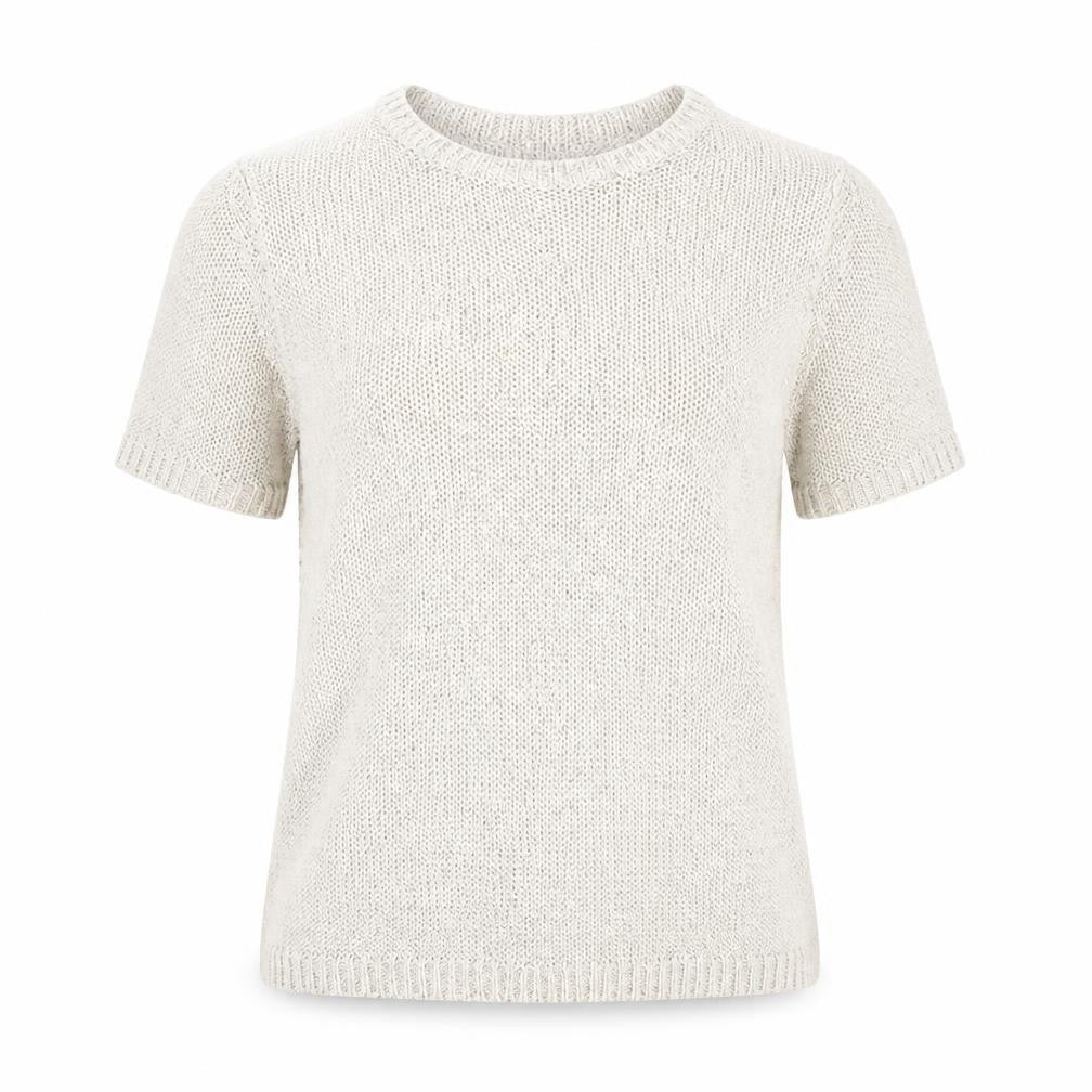 Front view of Marks & Spencer Women's Beige jumper, size 14