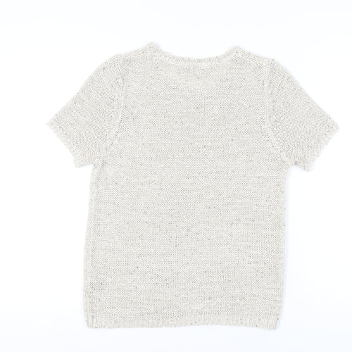 Marks and Spencer Women's Beige Pullover Jumper Size 14