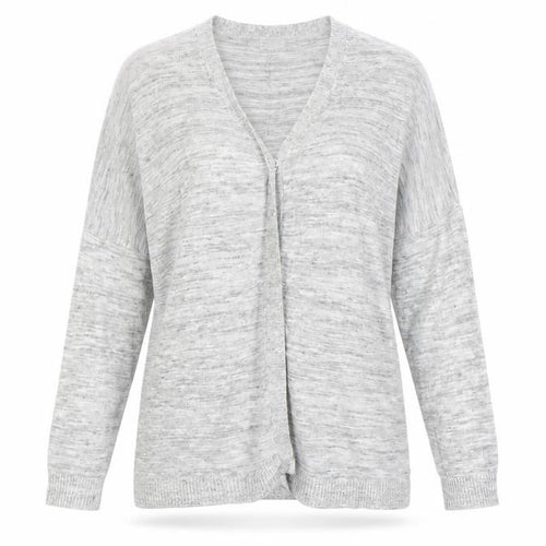 Kin by John Lewis Women's Grey V-Neck Cardigan Size 12