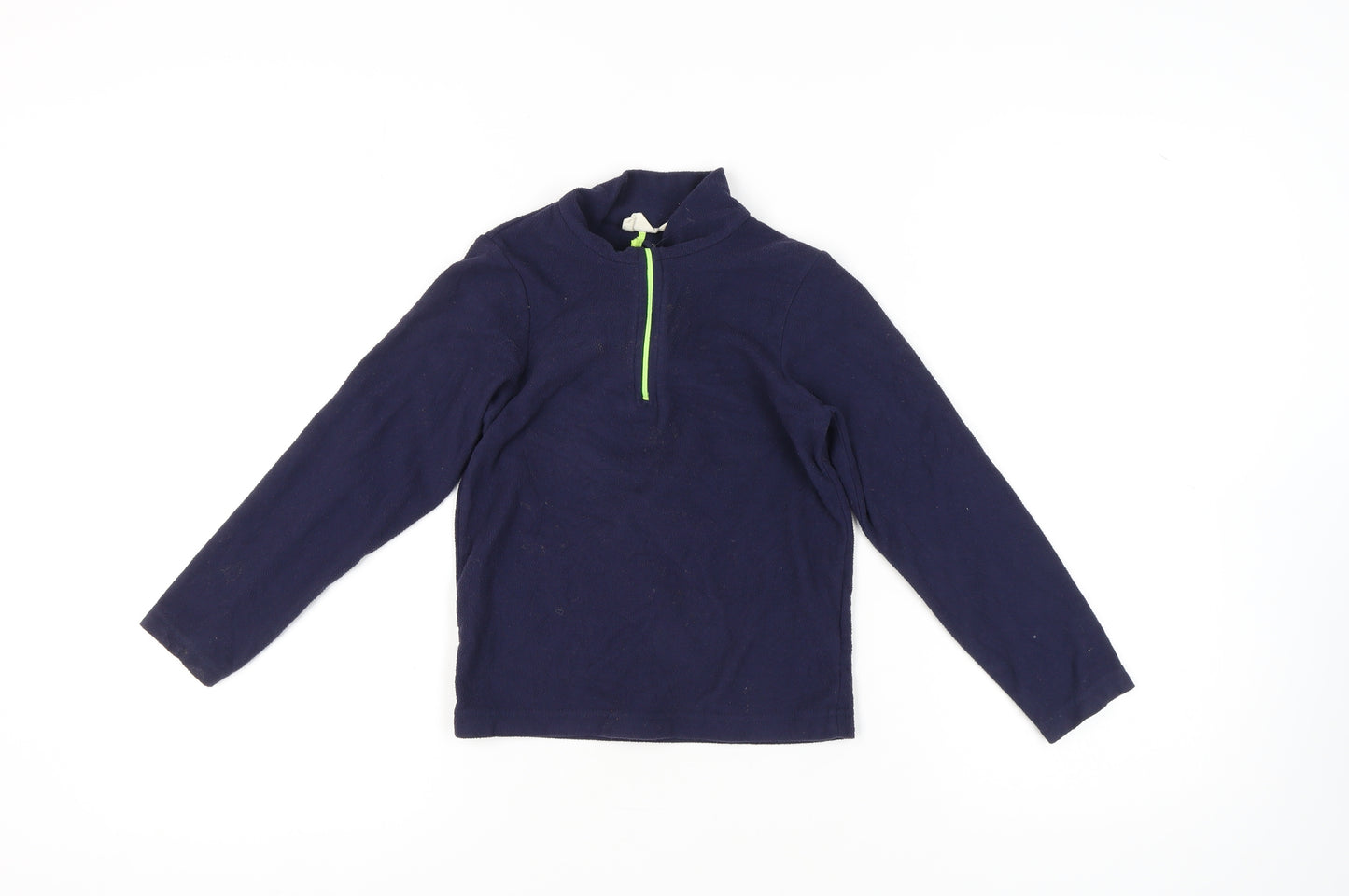 Mountain Warehouse Boys Blue Sweatshirt 7-8 Years - 1/4 Zip, Casual