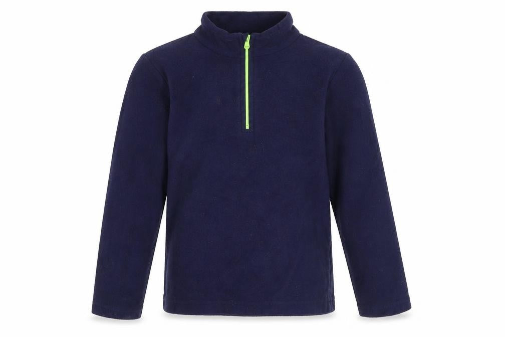 Mountain Warehouse Boys Blue Sweatshirt 7-8 Years - 1/4 Zip, Casual