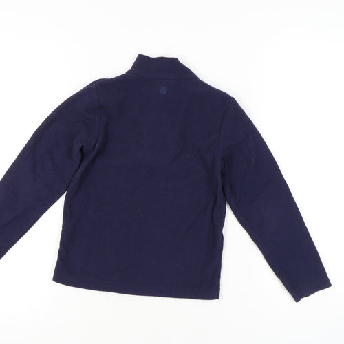 Mountain Warehouse Boys Blue Sweatshirt 7-8 Years - 1/4 Zip, Casual