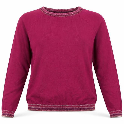 Mango Women's Pink Pullover Jumper - Size 10