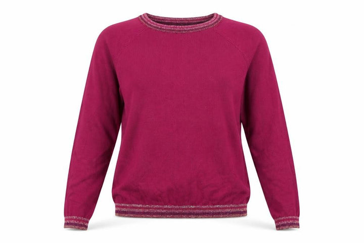 Mango Women's Pink Pullover Jumper - Size 10