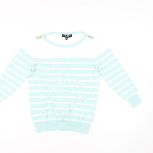 Laura Ashley Women's Striped Jumper, Multicoloured, Size 10