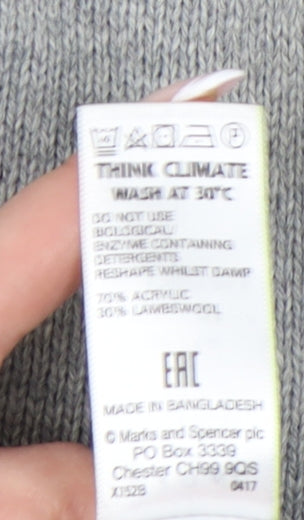 Marks and Spencer Women's Grey Cardigan Size 16