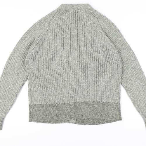 Marks and Spencer Women's Grey XL Button Cardigan