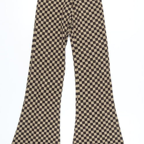 Urban Outfitters Women's XS Brown Beige Check Leggings