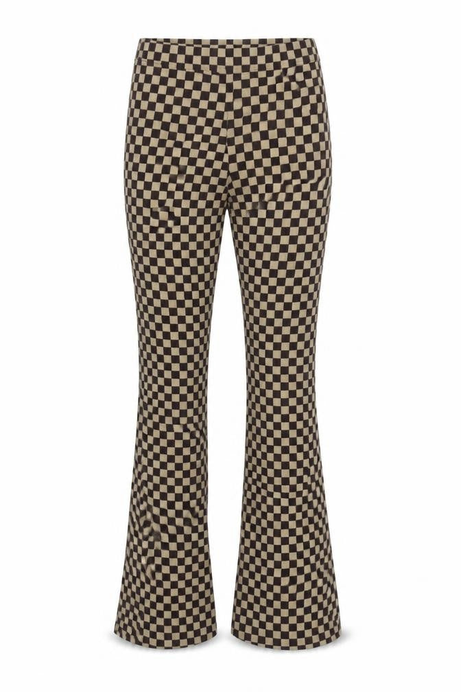 Urban Outfitters Women's XS Brown Beige Check Leggings
