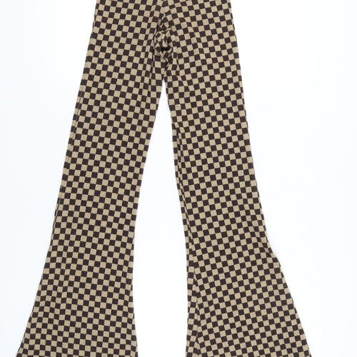 Urban Outfitters Women's XS Brown Beige Check Leggings