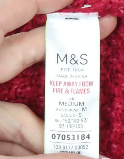 Marks and Spencer Women's M Multicoloured Pullover Jumper