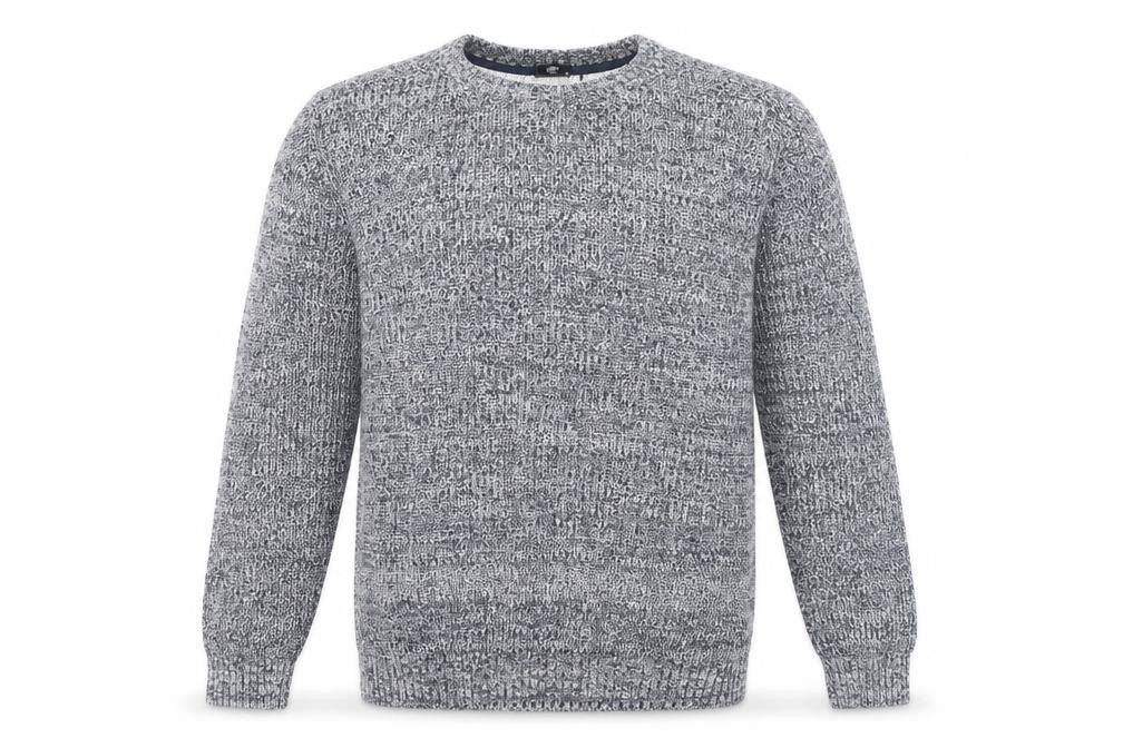 Front view of Cotton Traders Men's M Blue Knit jumper