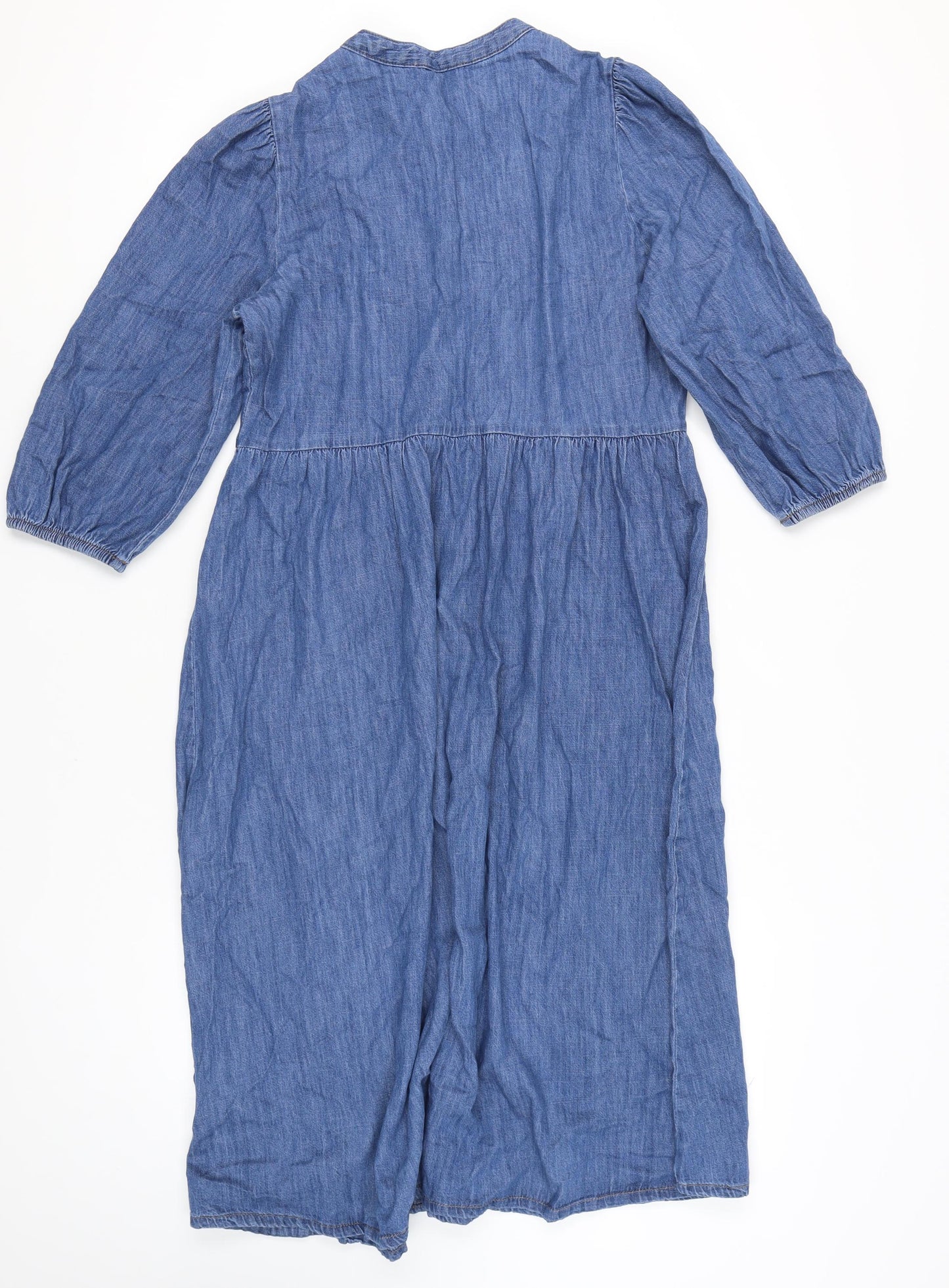 Marks and Spencer Women's Blue Denim Dress Size 12