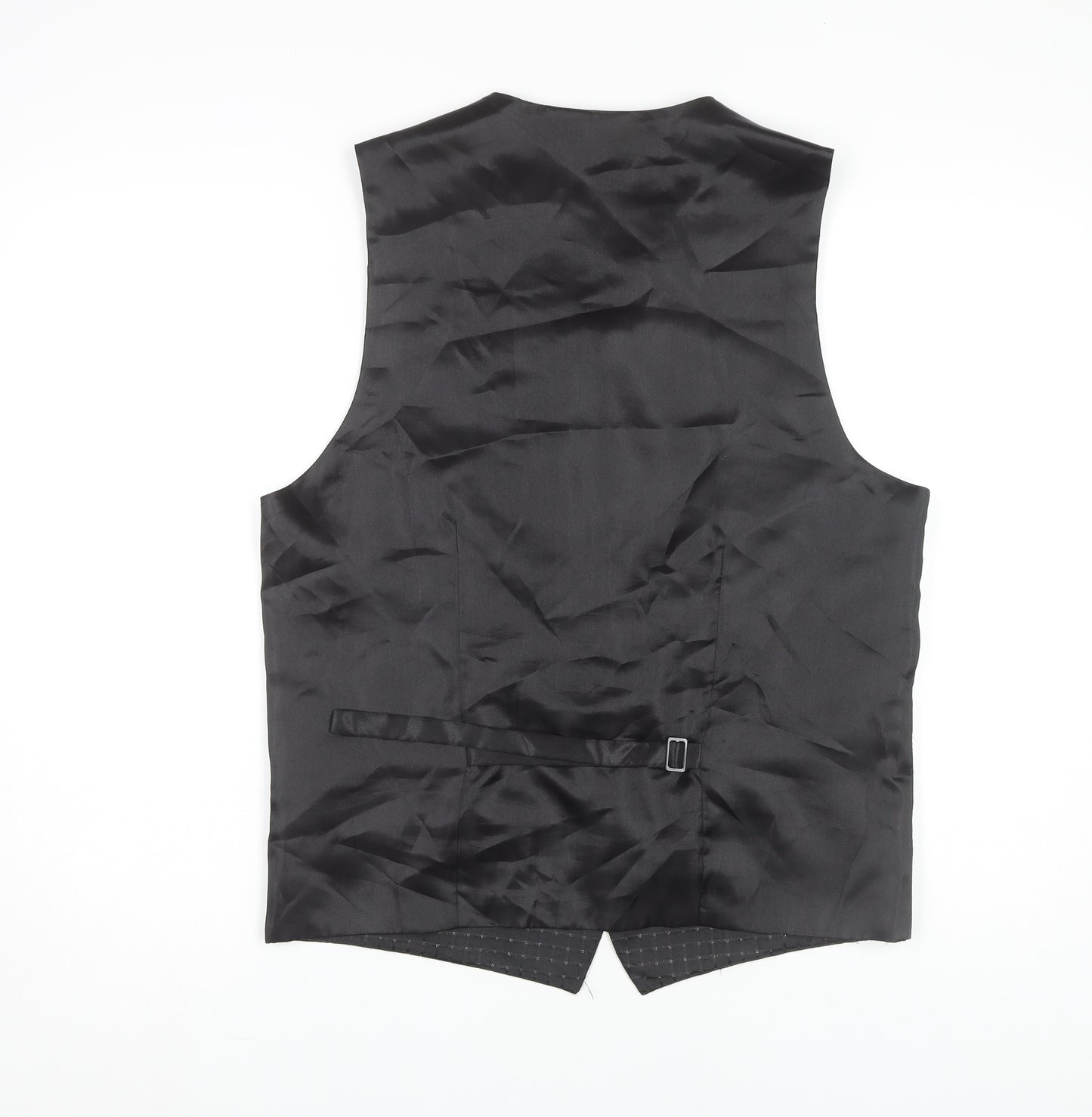 Skopes Men's Black Check Waistcoat M Formal