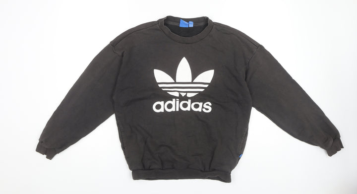 Adidas Women's Black Pullover Sweatshirt Size 8
