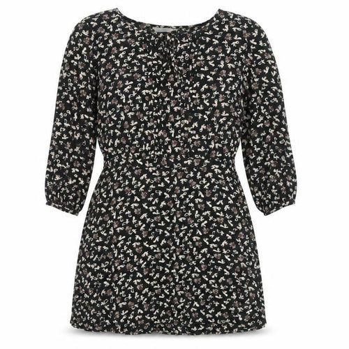 Marks and Spencer Women's Black Floral Dress Size 14
