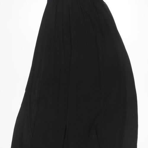 Quiz Women's Black Maxi Strapless Party Dress Size 8