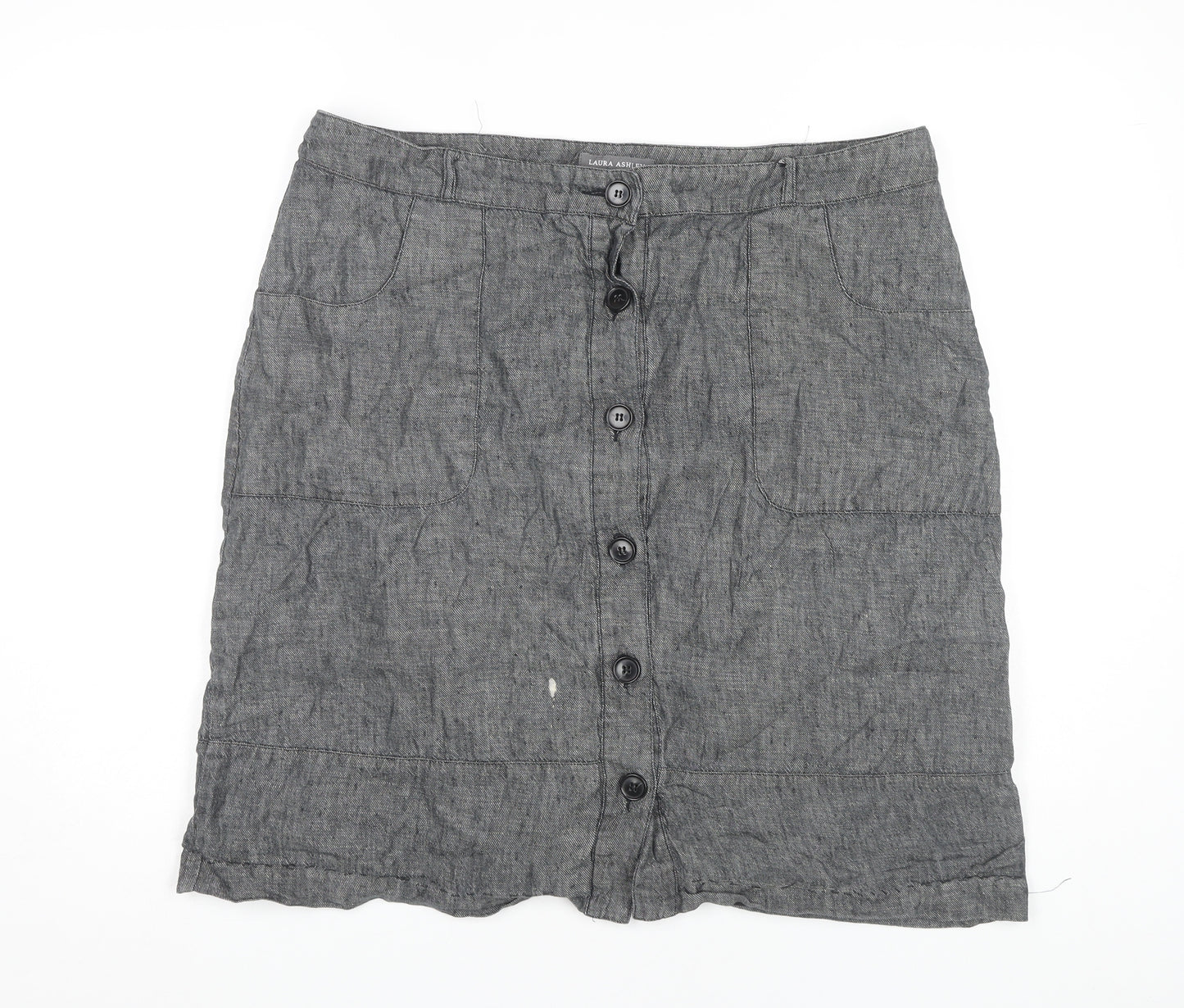 Laura Ashley Women's Grey Pencil Skirt Size 18