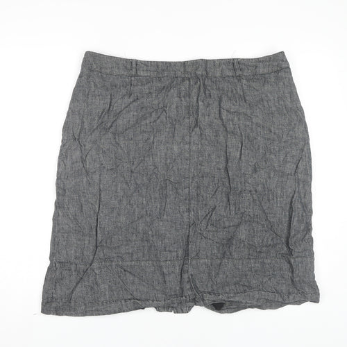 Laura Ashley Women's Grey Pencil Skirt Size 18
