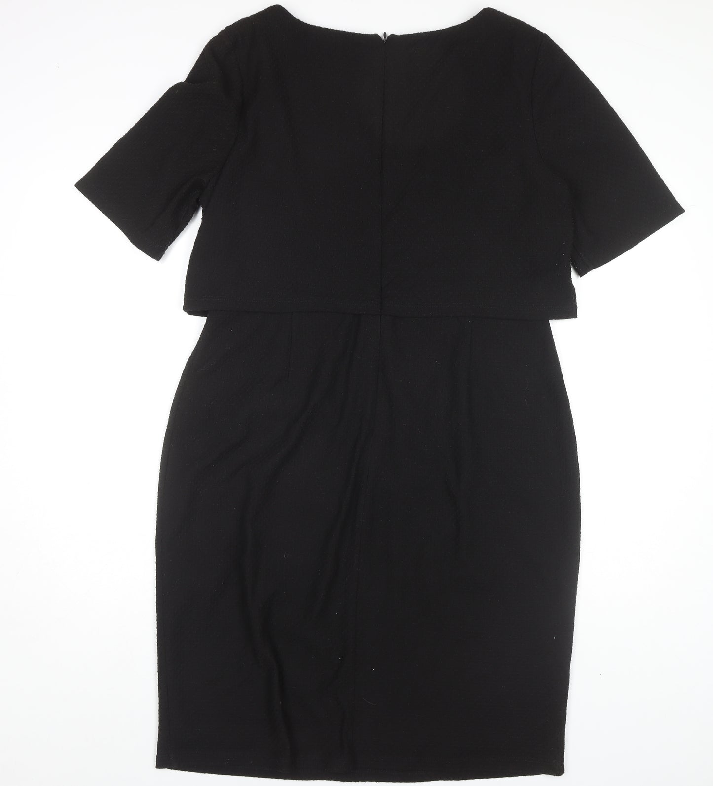 Phase Eight Women's Black Sheath Dress Size 16