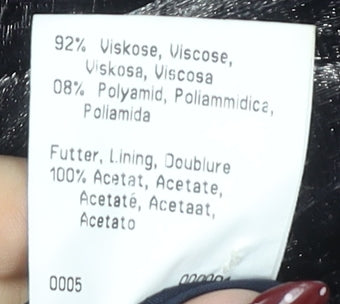 Vera Mont Women's Black Floral Blazer Size 10