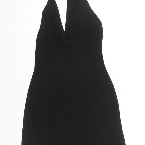 NEXT Women's Black Bodycon Halter Dress Size 10