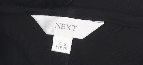 NEXT Women's Black Bodycon Halter Dress Size 10