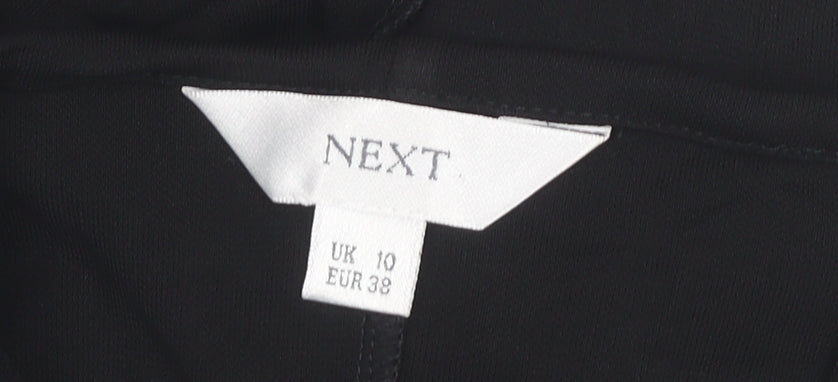 NEXT Women's Black Bodycon Halter Dress Size 10