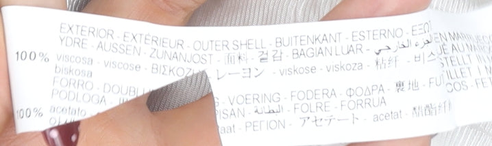 Zara Women's Blue Blazer Size 14 Viscose Lined