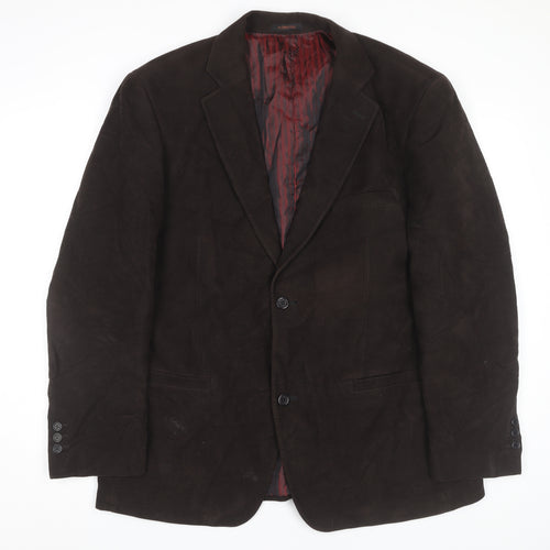 Florentino Men's Brown Cotton Blazer Jacket UK 44