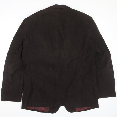 Florentino Men's Brown Cotton Blazer Jacket UK 44
