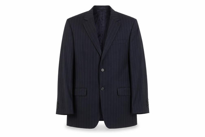 Jaeger Men's Blue Striped Blazer 40 Regular