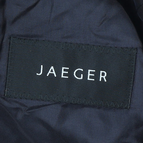 Jaeger Men's Blue Striped Blazer 40 Regular