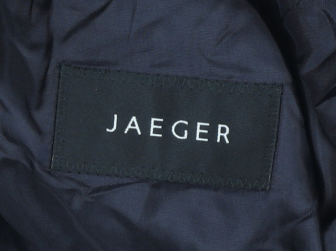 Jaeger Men's Blue Striped Blazer 40 Regular