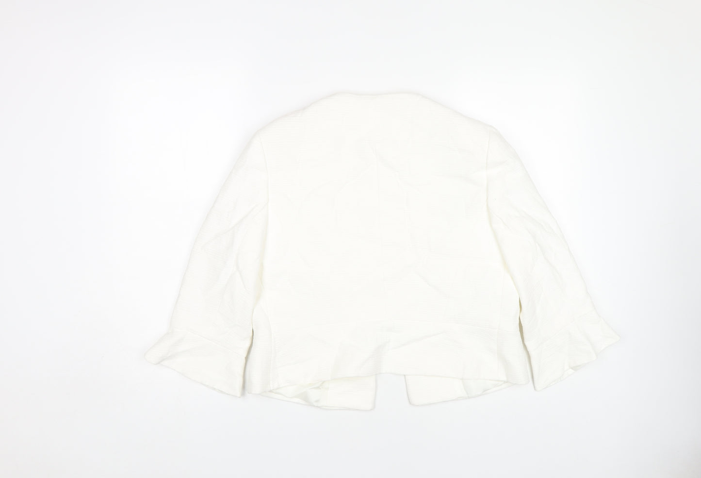 Laura Ashley Women’s White Cropped Casual Jacket