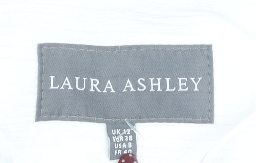 Laura Ashley Women’s White Cropped Casual Jacket