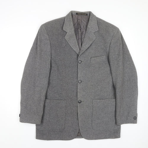 Marks and Spencer Men's Grey Blazer, Size M