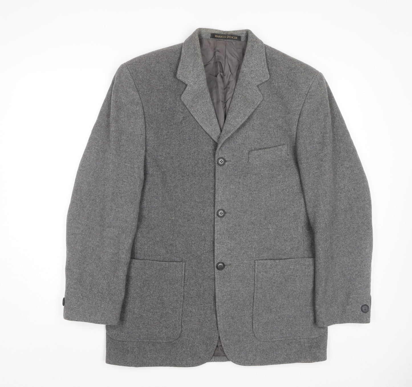 Marks and Spencer Men's Grey Blazer, Size M