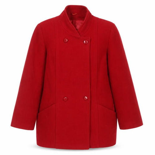 Debenhams Women's Red Wool Coat Size 14