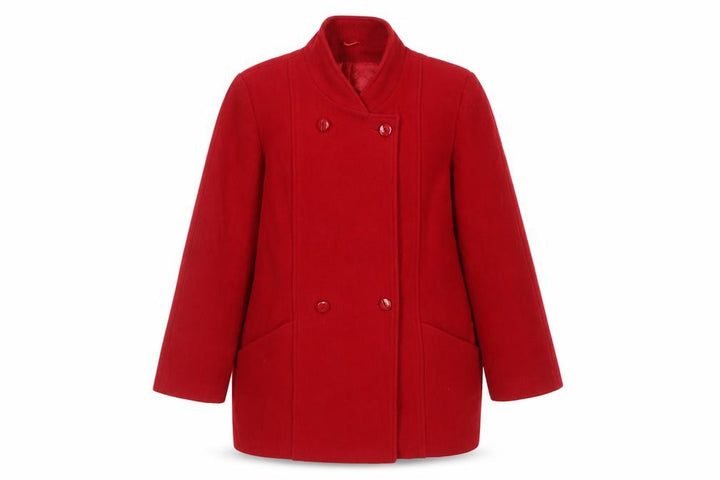 Debenhams Women's Red Wool Coat Size 14