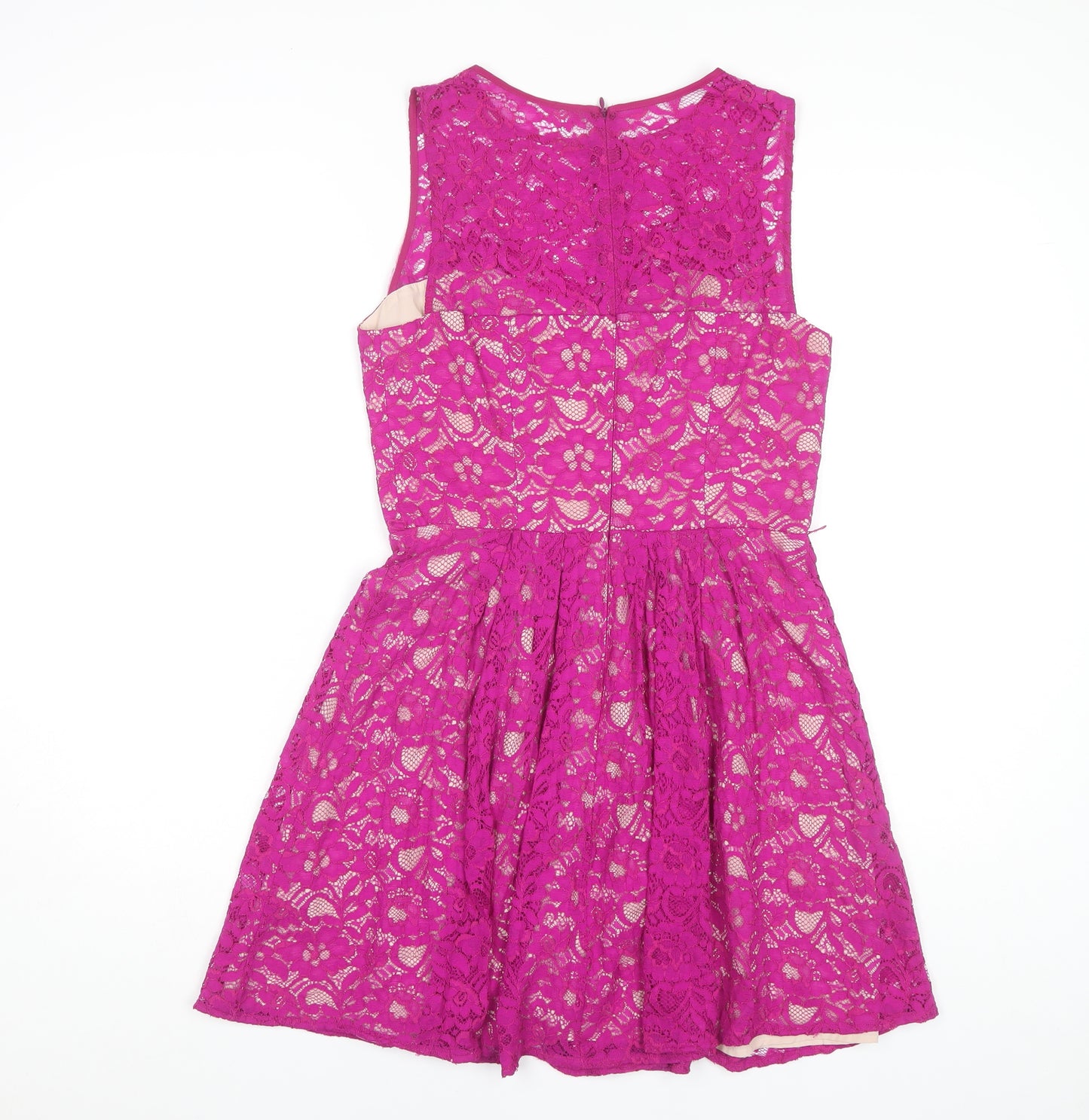 Oasis Women's Pink A-Line Sleeveless Dress Size 10